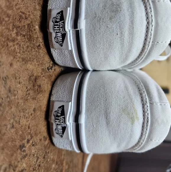 Vans Ward Off The Wall White Checker Stripe Canvas Size 8.5 men's 10 Women's - Picture 2 of 8